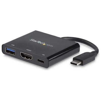 STARTECH.COM StarTech CDP2HDUACP Adattatore Multifunzione USB-C a HDMI 4K con Power Delivery 60W e Porta USB-A 3