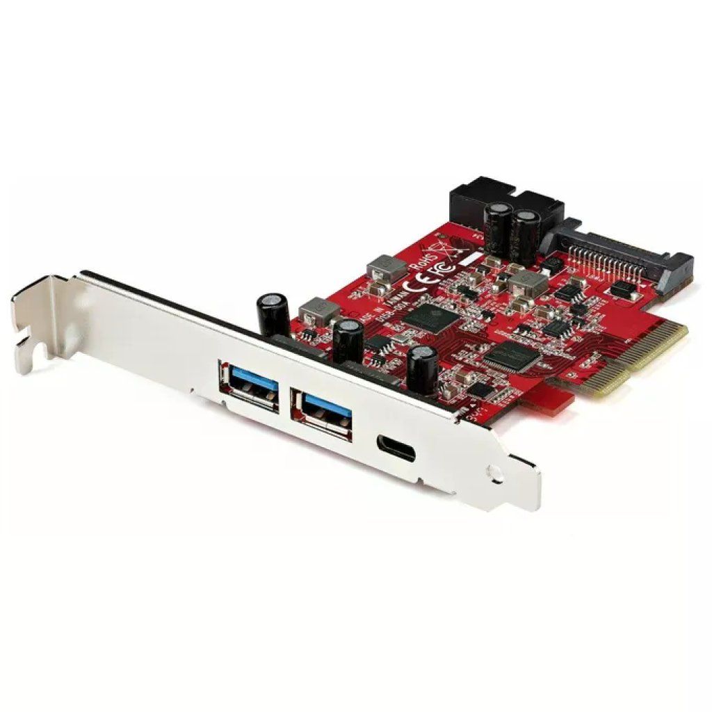 StarTech.com Scheda PCIe USB 3.2 Gen 2 a 5 porte con USB-C e USB-A StarTech.com Scheda PCIe USB 3.2 Gen 2 a 5 porte con USB-C e USB-A