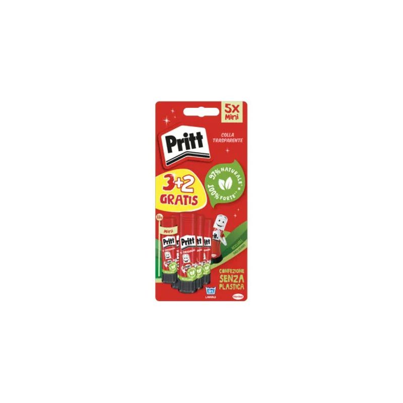 Pritt Colla Stick, confezione da 5 x 11 g