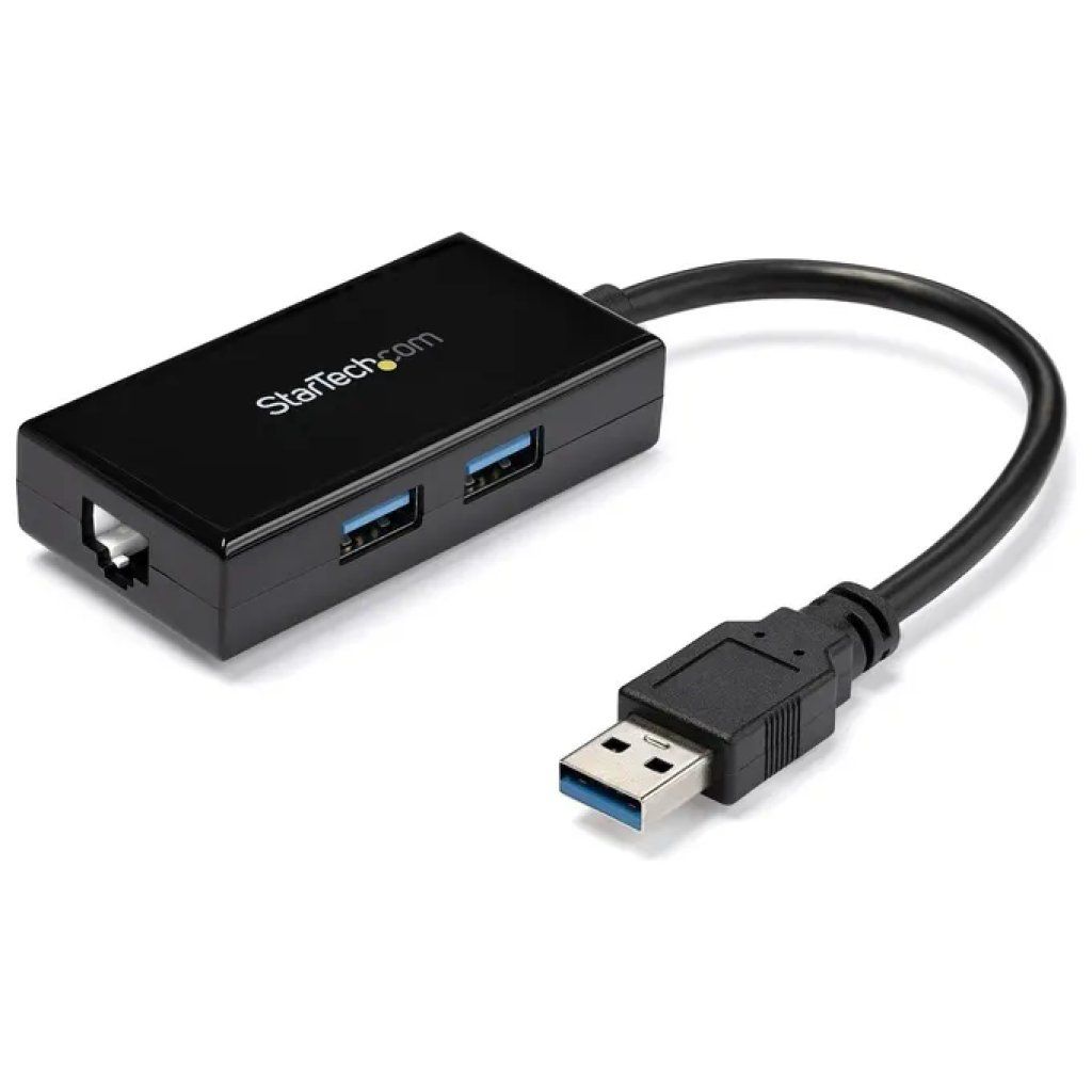 StarTech.com USB31000S2H Adattatore USB 3.0 a Ethernet Gigabit con Hub USB 2 porte 5 Gbps 10-100-1000 Mbit StarTech.com USB31000S2H Adattatore USB 3.0 a Ethernet Gigabit con Hub USB 2 porte 5 Gbps 10-100-1000 Mbit