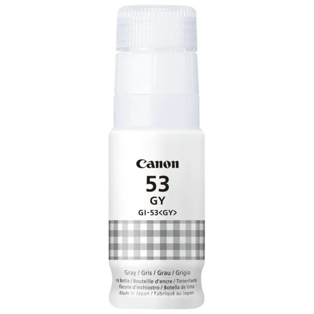 Canon GI-53GY Inchiostro Originale Grigio 60 ml per PIXMA G550/G650