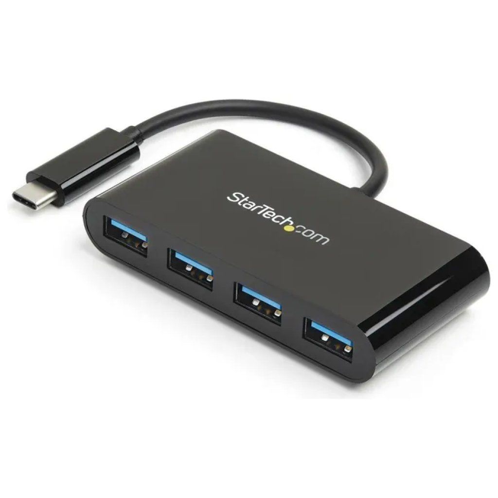 STARTECH.COM Startech Hub USB 3.0 a 4 porte - USB-C a 4 USB-A - Alimentazione a bus