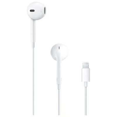 Apple EarPods con connettore Lightning, auricolari cablati bianchi con microfono