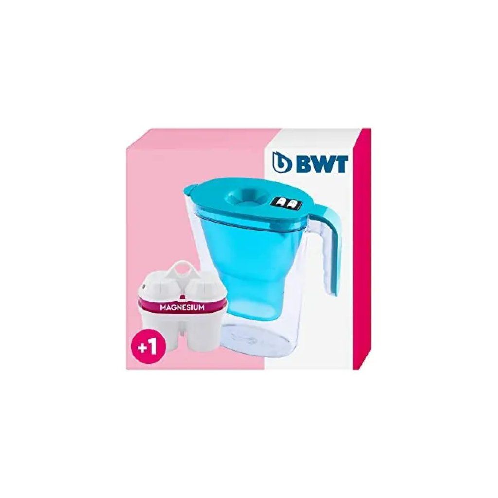 BWT Vida 125258570 – Caraffa filtrante 2,6 L con magnesio, colore petrol