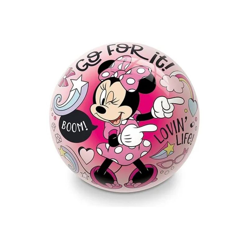 ODS Pallone Minnie Disney in PVC Rosa, 23 cm