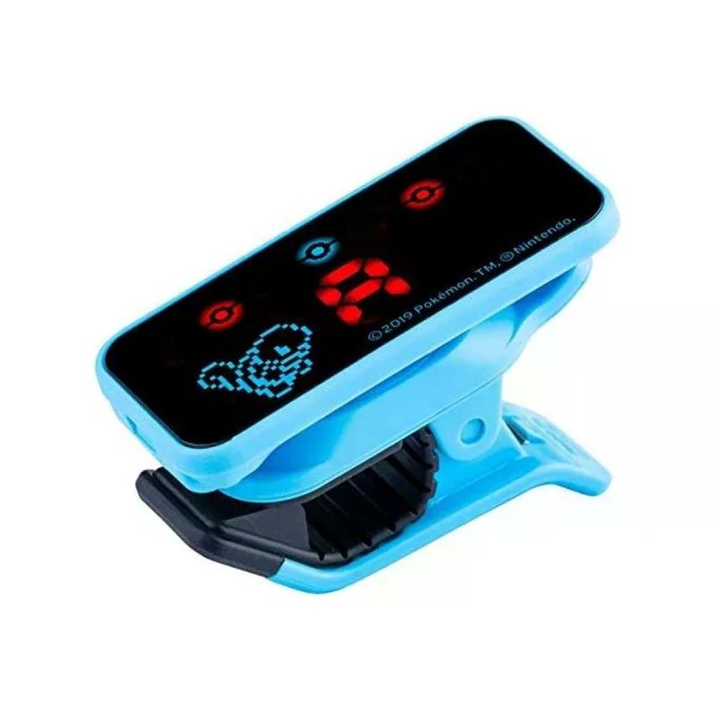 KORG Pitchclip PC2 Pokémon Squirtle Blu – Accordatore Clip-On Cromatico per Chitarra e Basso