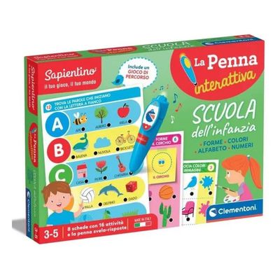Clementoni Sapientino – La Penna Interattiva, Forme, Colori, Alfabeto e Numeri Clementoni Sapientino – La Penna Interattiva, Forme, Colori, Alfabeto e Numeri