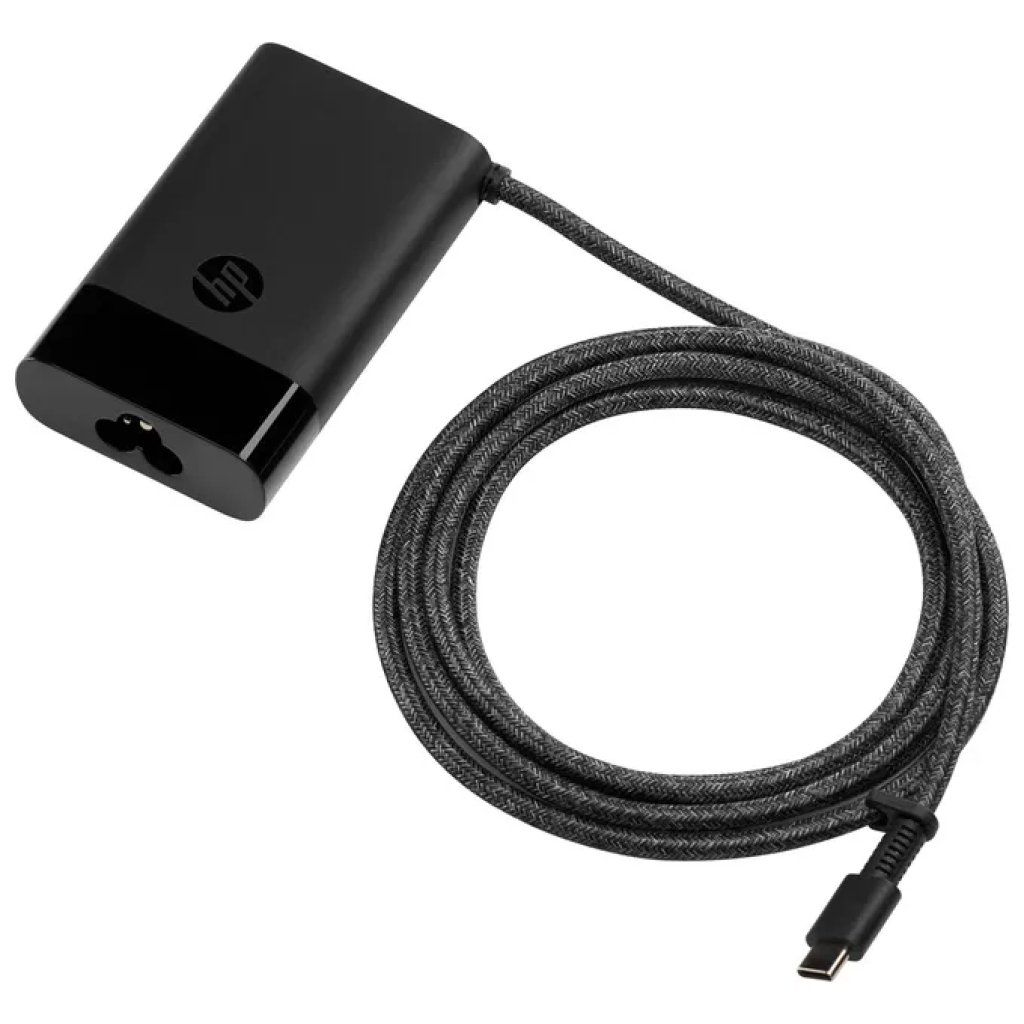 HP 671R2AA Caricabatterie USB-C per Laptop 65 W, Nero