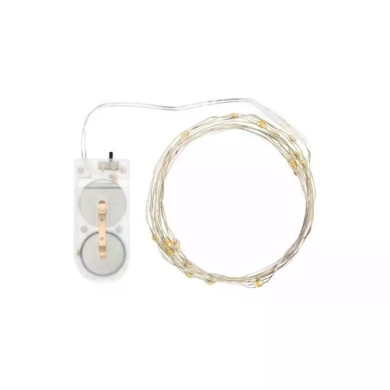 LOTTI Catena luminosa LOTTI con 20 Micro LED bianco caldo, 2 m
