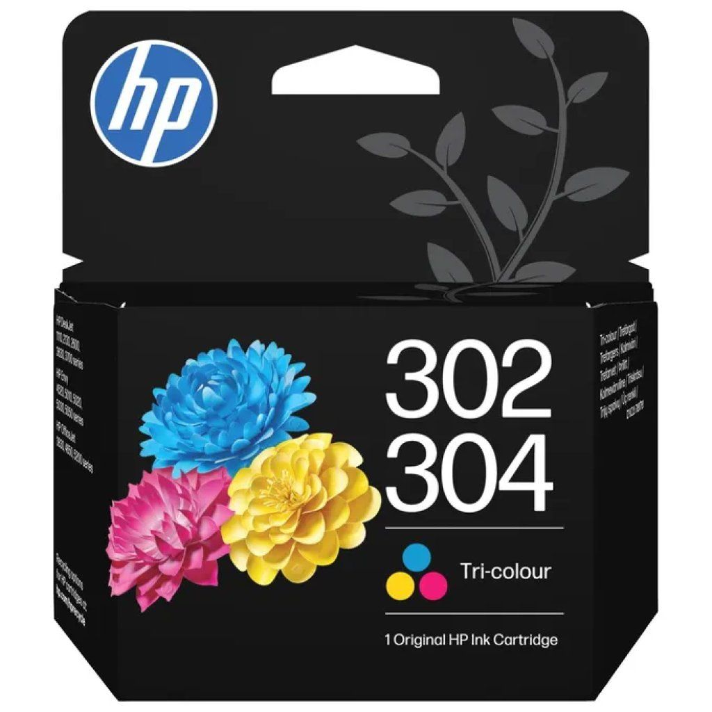 HP Cartuccia HP 302/304 originale tricromia ciano magenta giallo – resa fino a 100 pagine