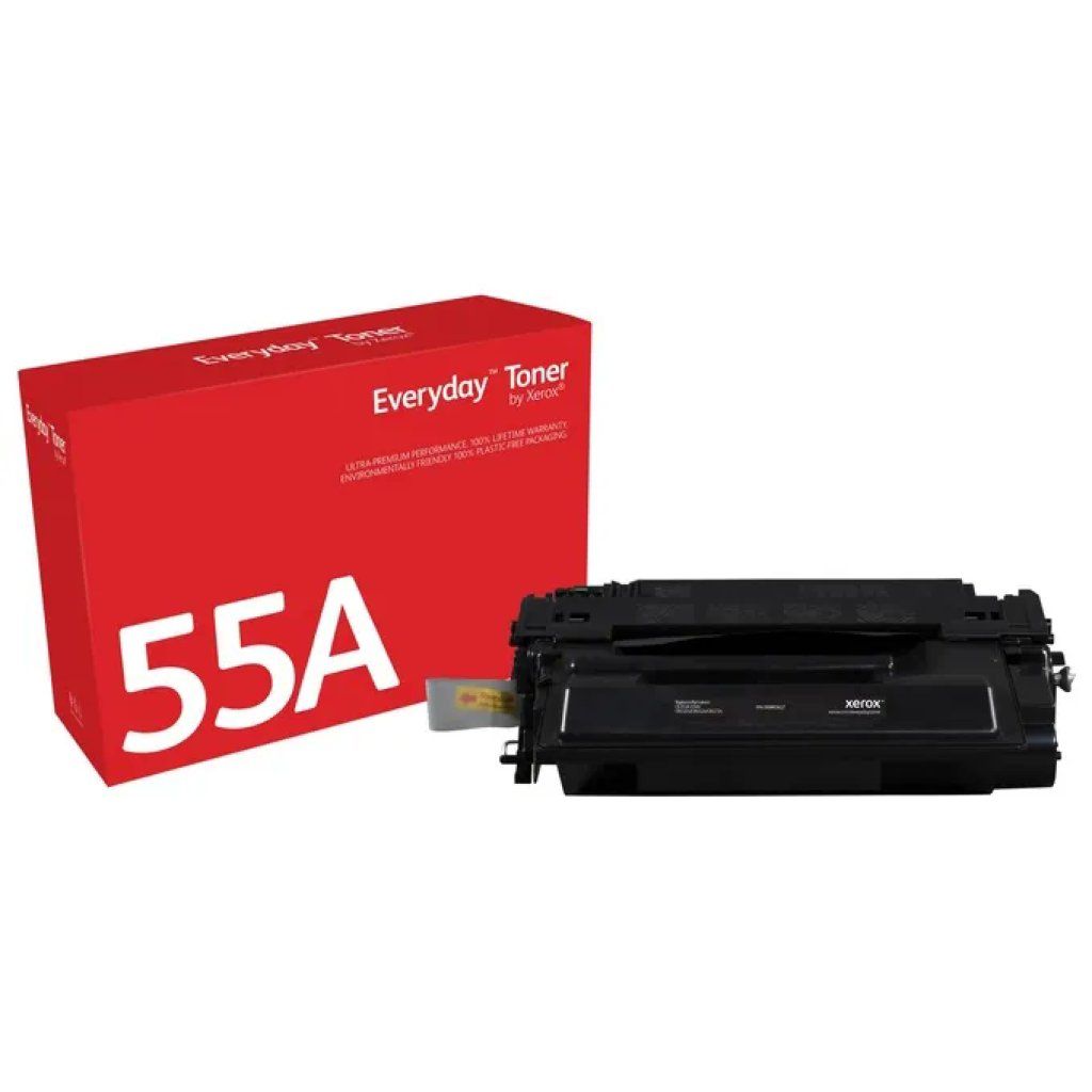Xerox 006R03627 Toner Everyday Nero Compatibile con HP 55A CE255A Resa 6000 pagine Tecnologia Stampa