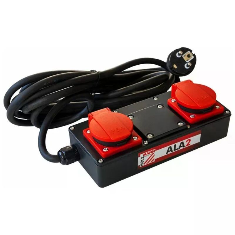 Holzmann ALA2-230V Multipresa Industriale a 2 Prese