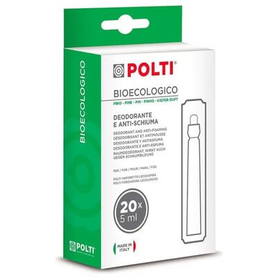 Polti Bioecologico Pino PAEU0086 Antischiuma per Aspirapolvere, 20 Fialette da 5 ml