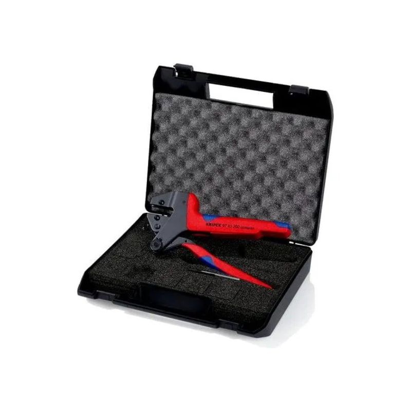 KNIPEX 97 43 200 Crimpatrice Universale per Matrici Intercambiabili, 200 mm