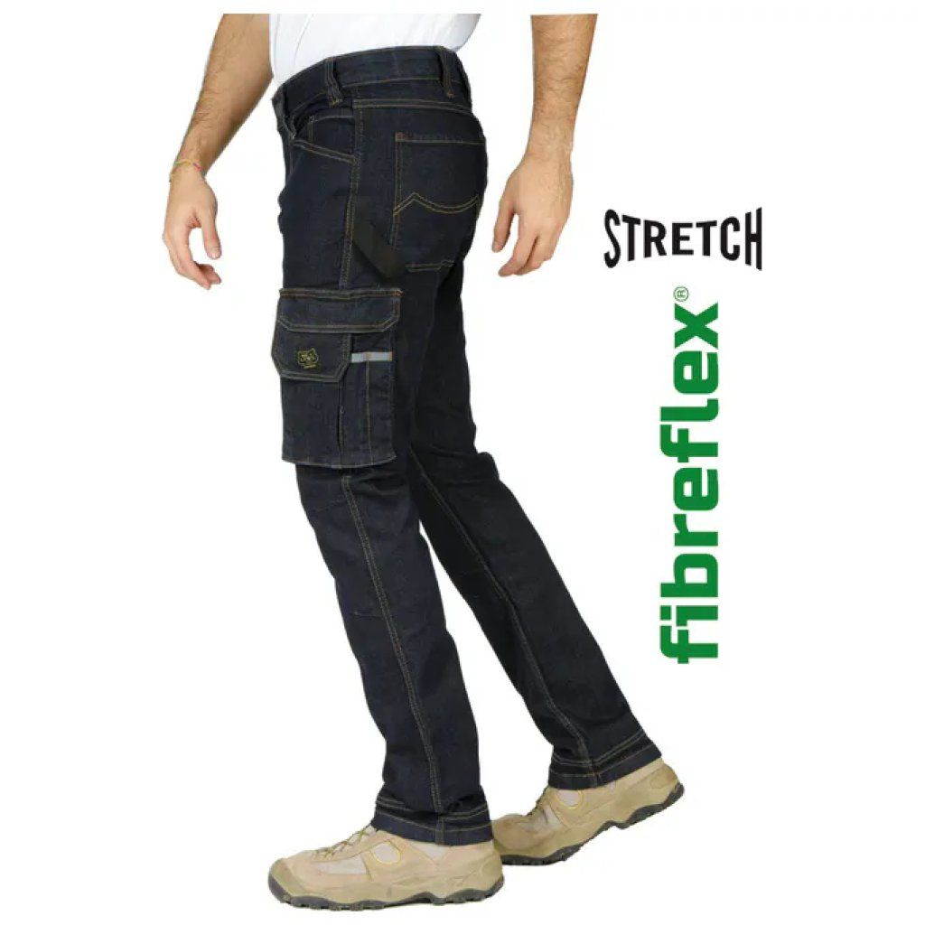 VIGOR-BLINKY Rica Lewis Joba1 Jeans da Lavoro Multitasche Stretch, Denim Blu, Taglia 58 VIGOR-BLINKY Rica Lewis Joba1 Jeans da Lavoro Multitasche Stretch, Denim Blu, Taglia 58
