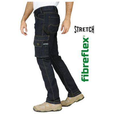 VIGOR-BLINKY Rica Lewis Joba1 Jeans da Lavoro Multitasche Stretch, Denim Blu, Taglia 58 VIGOR-BLINKY Rica Lewis Joba1 Jeans da Lavoro Multitasche Stretch, Denim Blu, Taglia 58