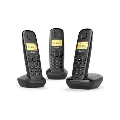 Gigaset A170 Trio Telefono Cordless DECT Nero Gigaset A170 Trio Telefono Cordless DECT Nero