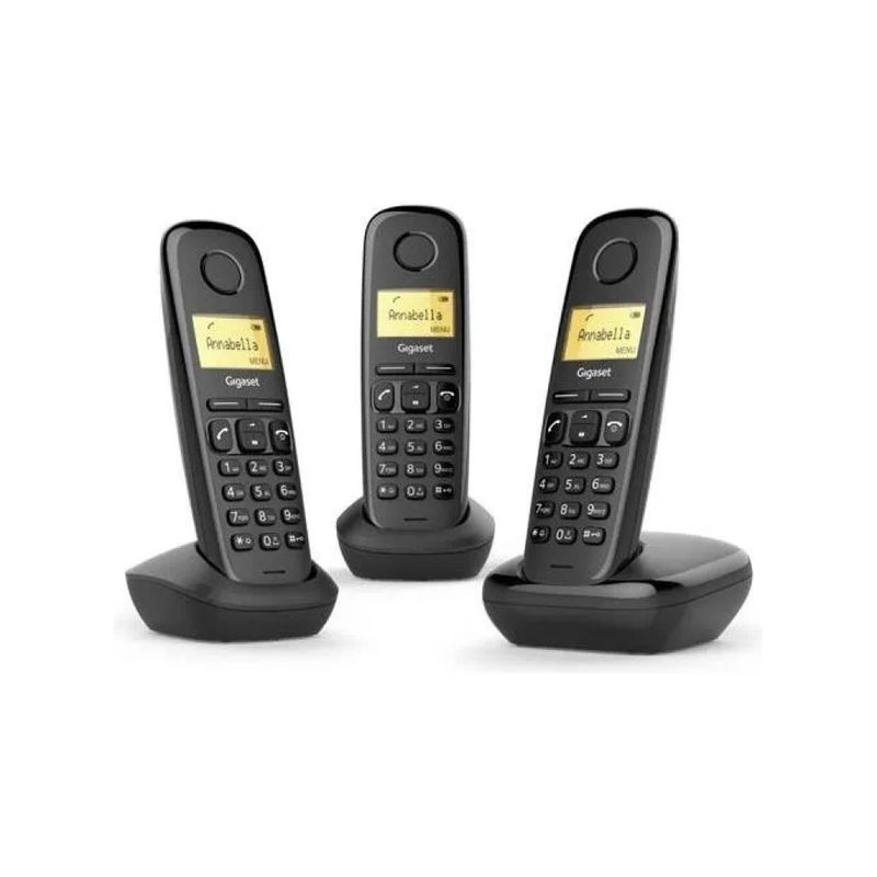 Gigaset A170 Trio Telefono Cordless DECT Nero
