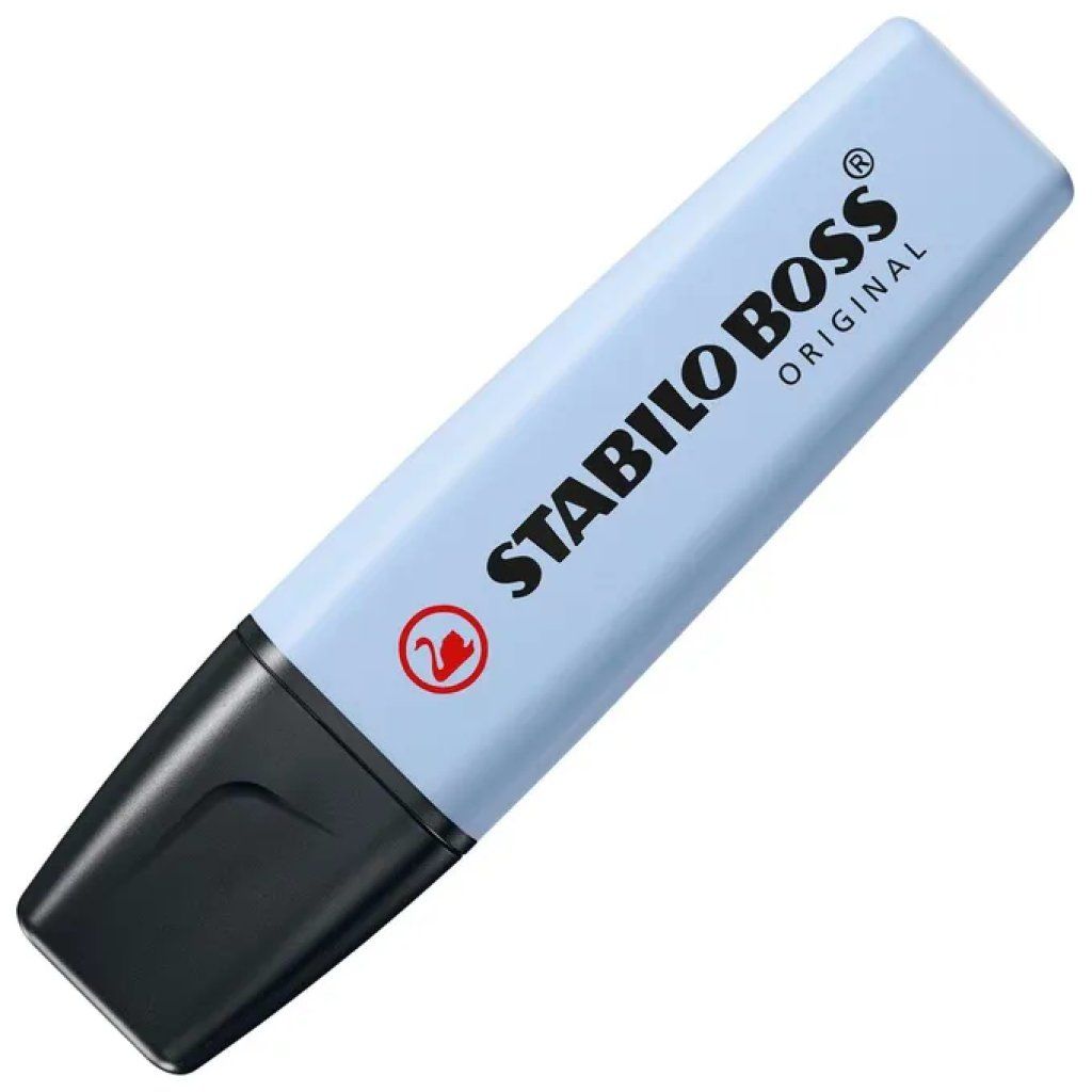 STABILO BOSS ORIGINAL Pastel – 10 evidenziatori azzurro ghiaccio STABILO BOSS ORIGINAL Pastel – 10 evidenziatori azzurro ghiaccio