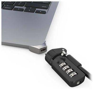 Compulocks Blocco di Sicurezza The Ledge per MacBook Air M2 M3 con Serratura a Combinazione Cavo di Sicurezza Compulocks Blocco di Sicurezza The Ledge per MacBook Air M2 M3 con Serratura a Combinazione Cavo di Sicurezza