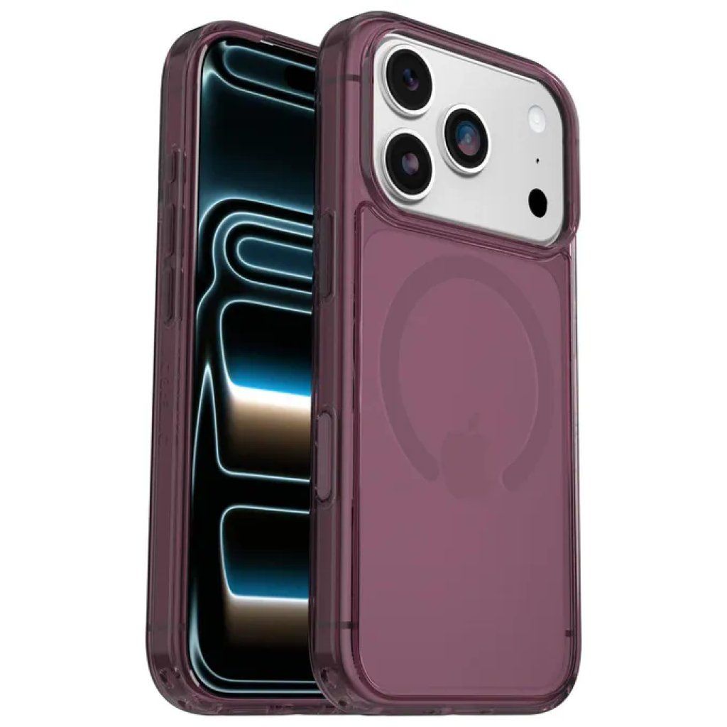OtterBox Symmetry Clear MagSafe per iPhone 17 Pro – Rosa