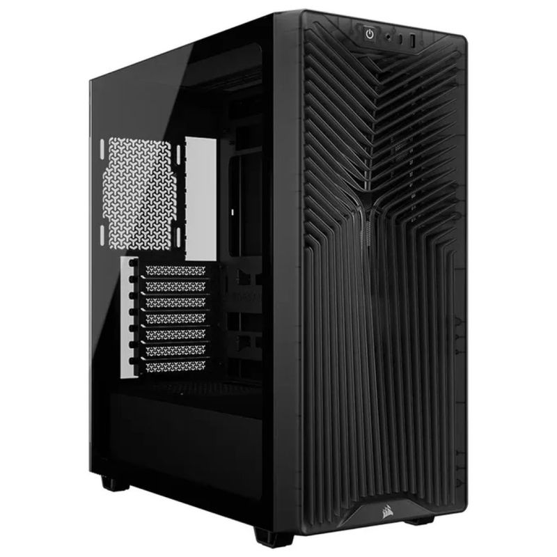 Corsair case PC mid tower 3200D RS, 3 ventole RS120 incluse, supporto radiatore 360mm, connessione inversa