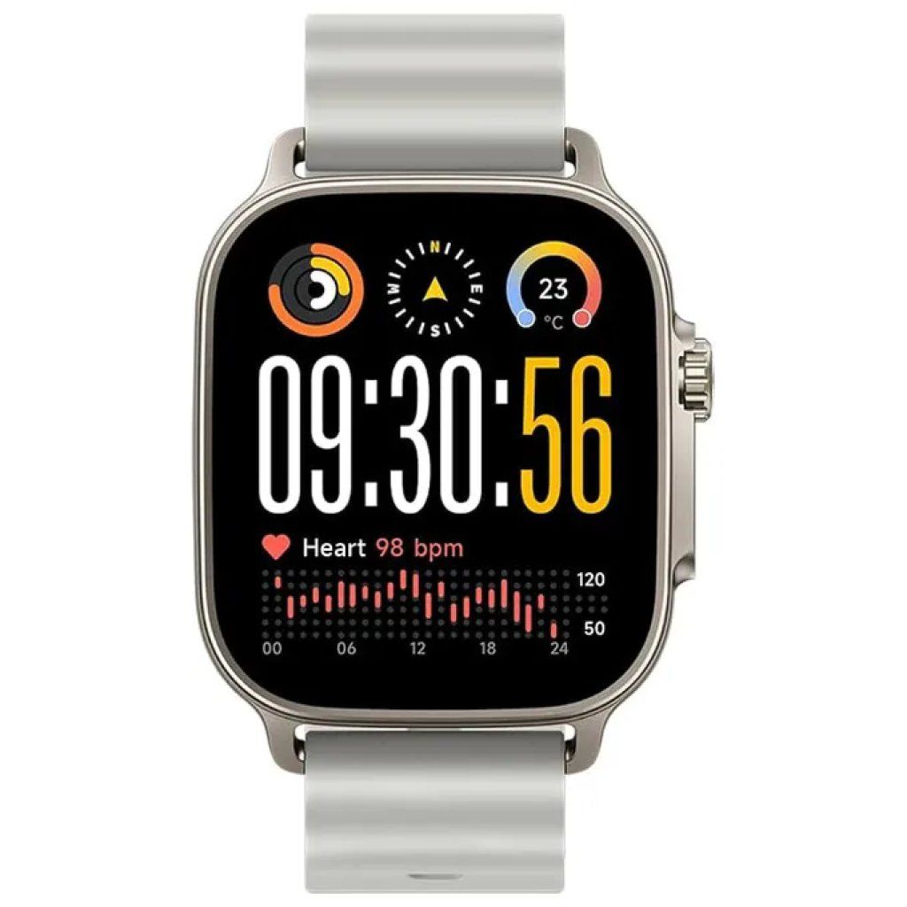 Realme Watch 5 Smartwatch AMOLED 1,97 Realme Watch 5 Smartwatch AMOLED 1,97" GPS NFC IP68 – Argento Titanio