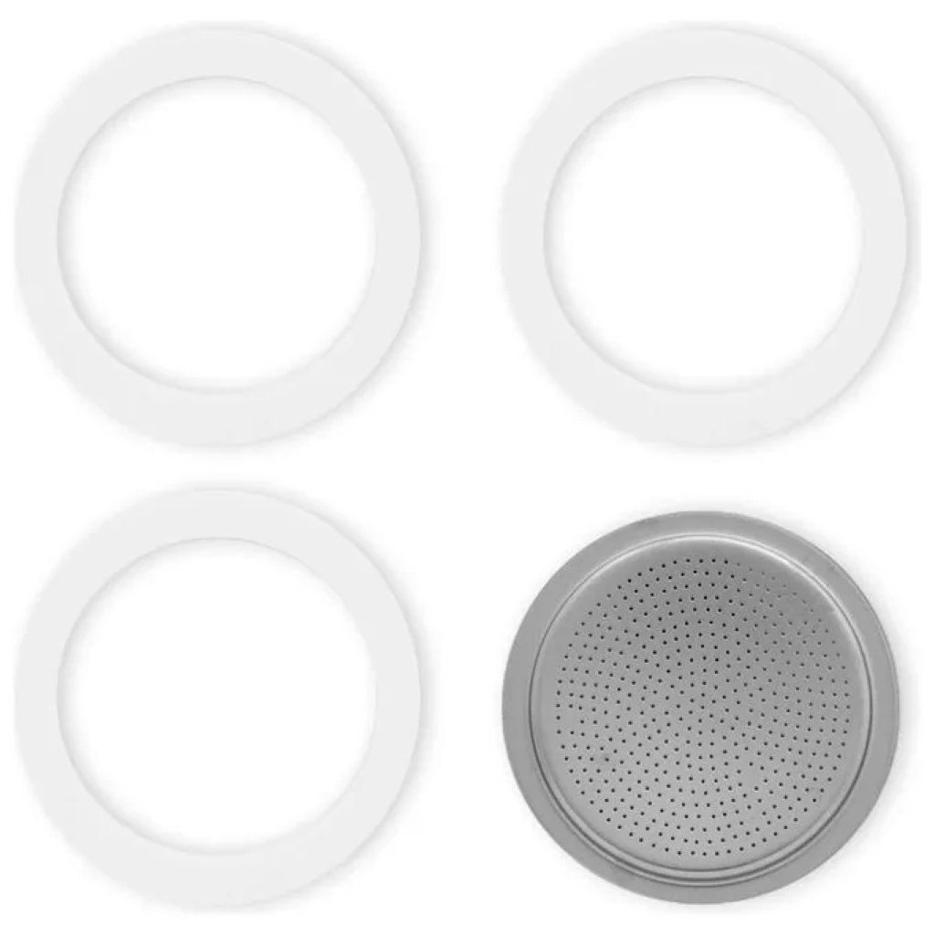 Bialetti 0800032 Kit Guarnizioni e Filtro Inox per Moka da 2 Tazze