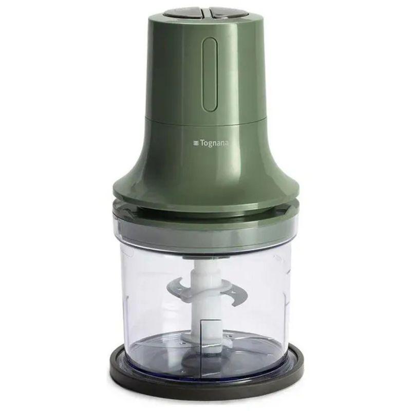 Tognana Iridea Tritatutto Elettrico 400 W, 500 ml, 6 Lame – Grigio Perla