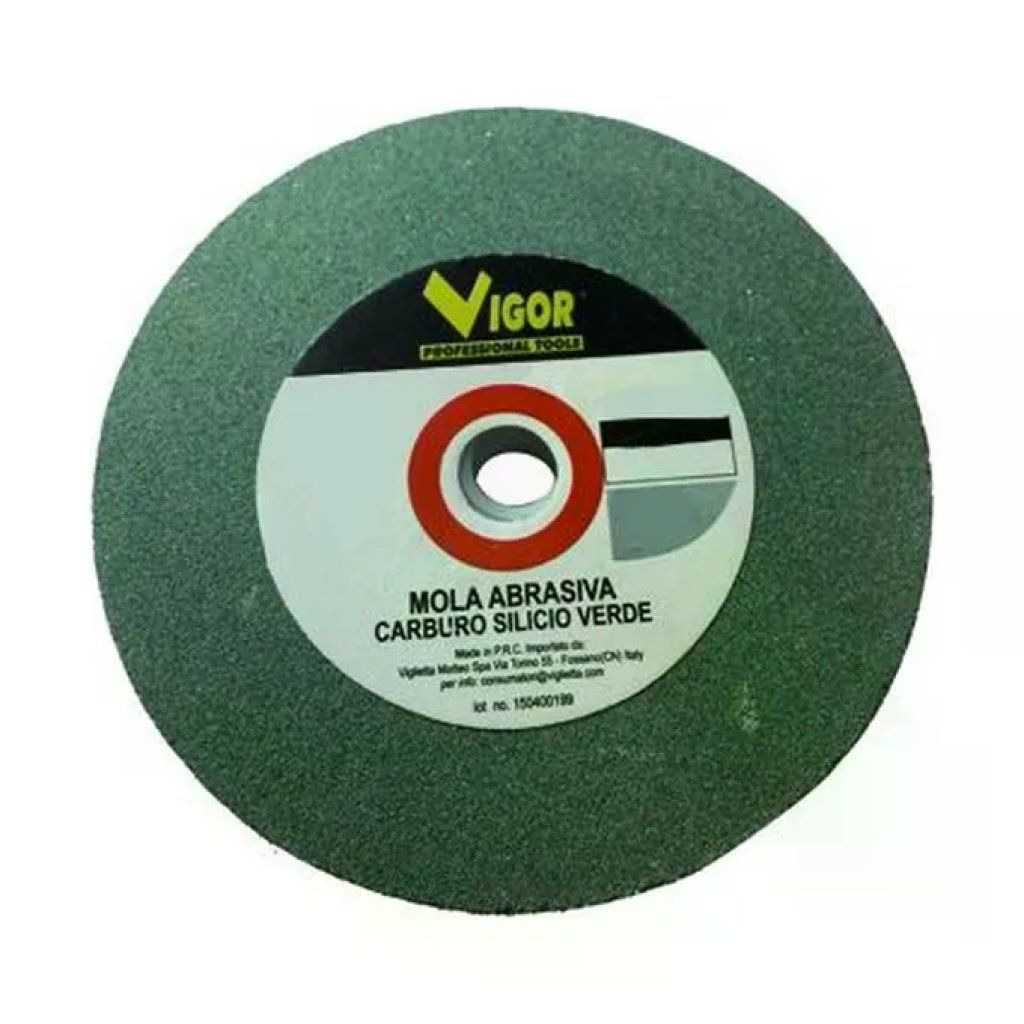 VIGOR-BLINKY Mola abrasiva verde VIGOR 200 mm grana 80