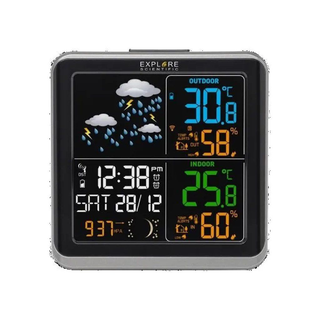 Explore Scientific WSH4008C Stazione Meteo a Colori Explore Scientific WSH4008C Stazione Meteo a Colori