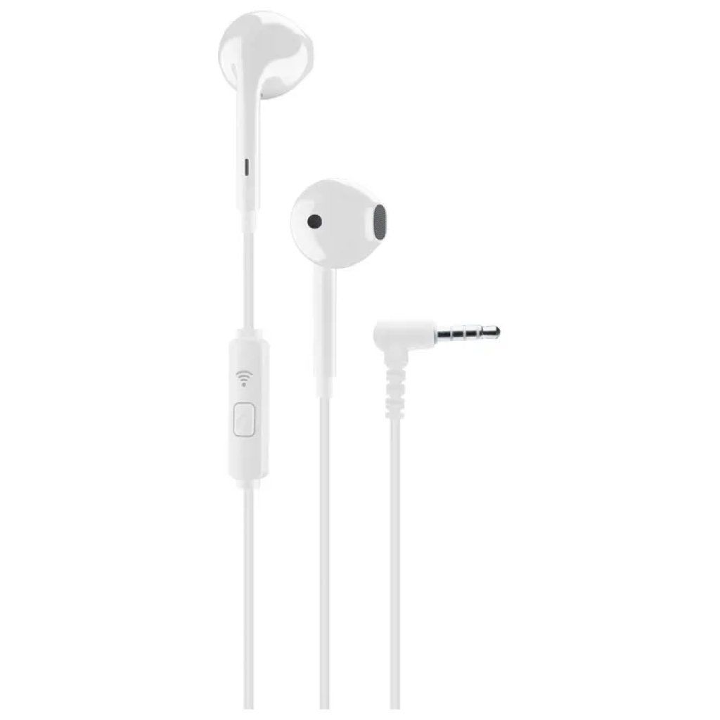 Cellularline Voice Capsule – Auricolari con Microfono, Jack 3,5 mm, Bianchi Cellularline Voice Capsule – Auricolari con Microfono, Jack 3,5 mm, Bianchi