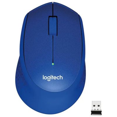 LOGITECH Mouse wireless Logitech M330 Silent blu LOGITECH Mouse wireless Logitech M330 Silent blu