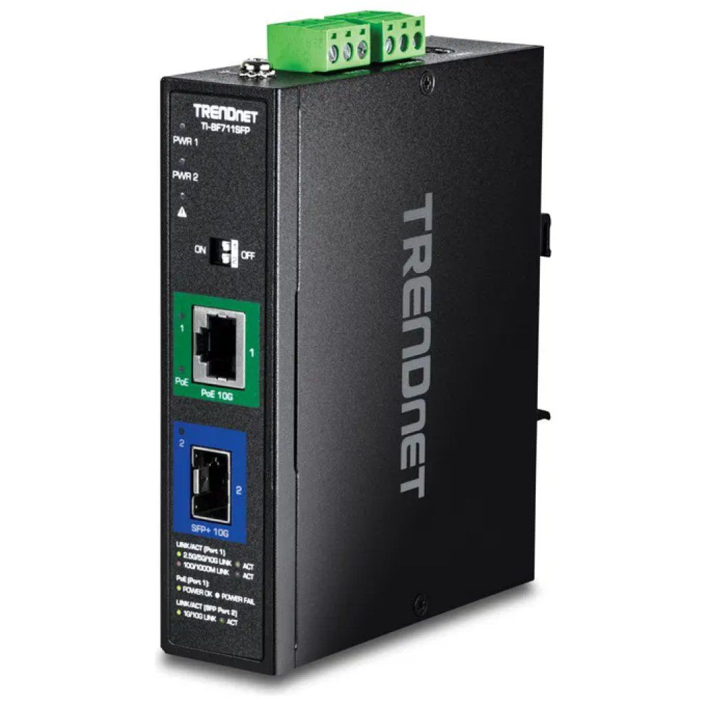 Trendnet Convertitore Media Industriale 10G SFP+ TI-BF711SFP Trendnet Convertitore Media Industriale 10G SFP+ TI-BF711SFP