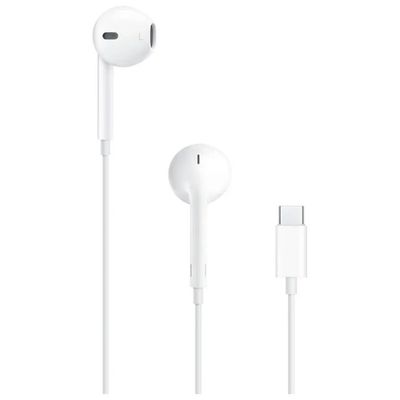 Apple EarPods USB-C Auricolari Cablati con Microfono, Bianco
