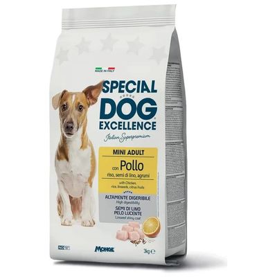 Monge Special Dog Excellence Mini Adult al Pollo, 3 kg Monge Special Dog Excellence Mini Adult al Pollo, 3 kg