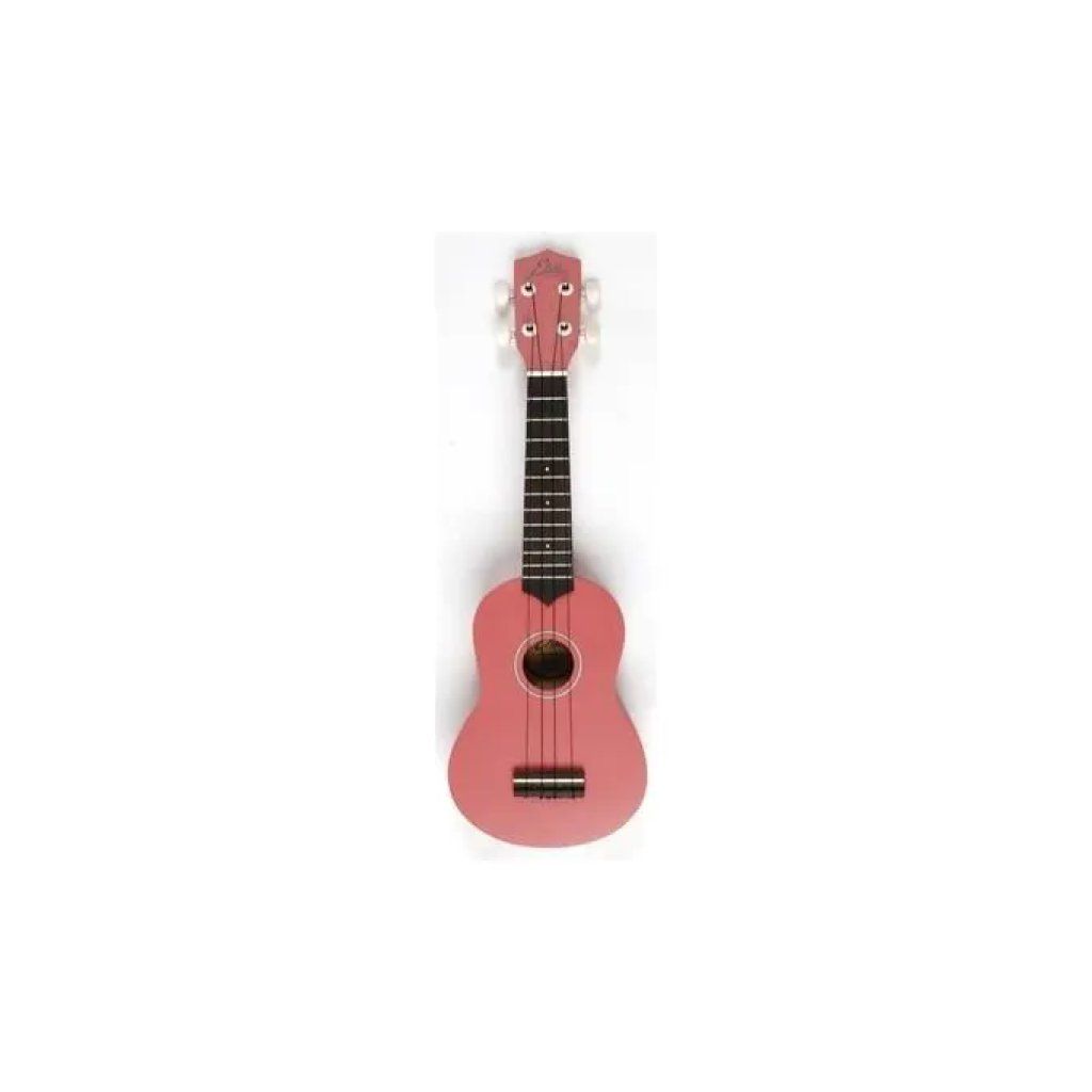 EKO Uku Primo Ukulele Soprano Rosa con Custodia e Accessori