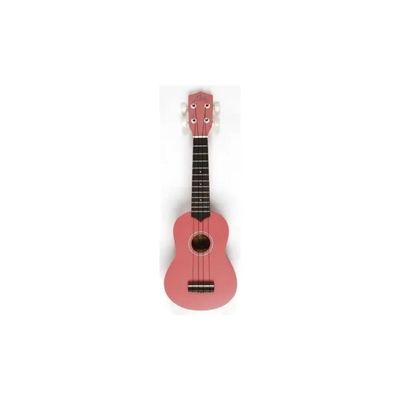 EKO Uku Primo Ukulele Soprano Rosa con Custodia e Accessori