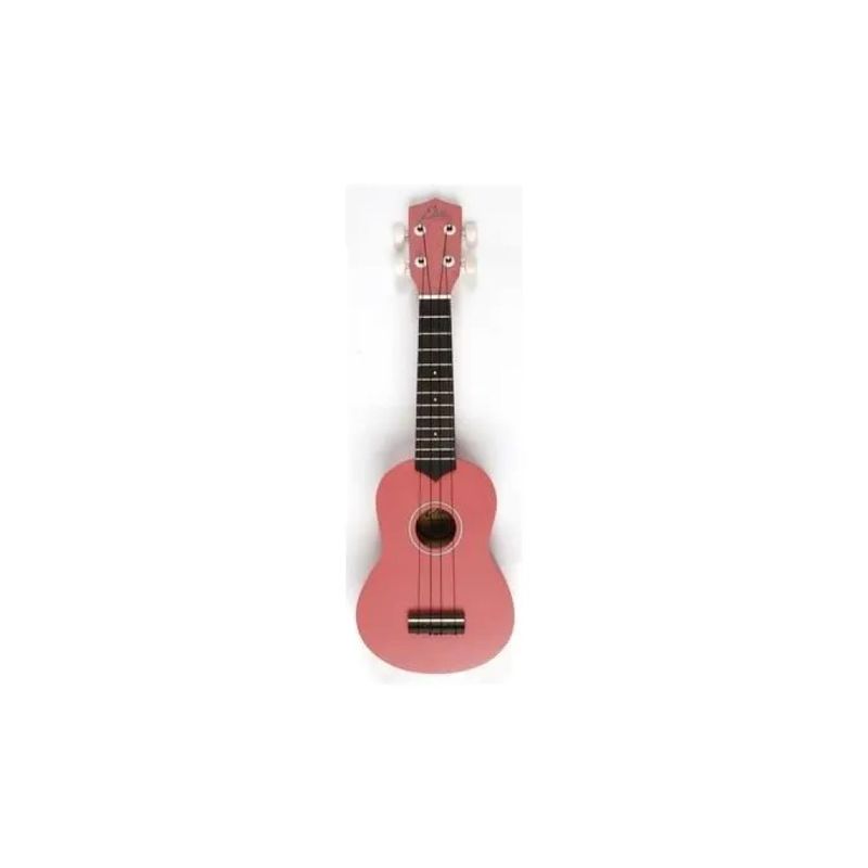 EKO Uku Primo Ukulele Soprano Rosa con Custodia e Accessori