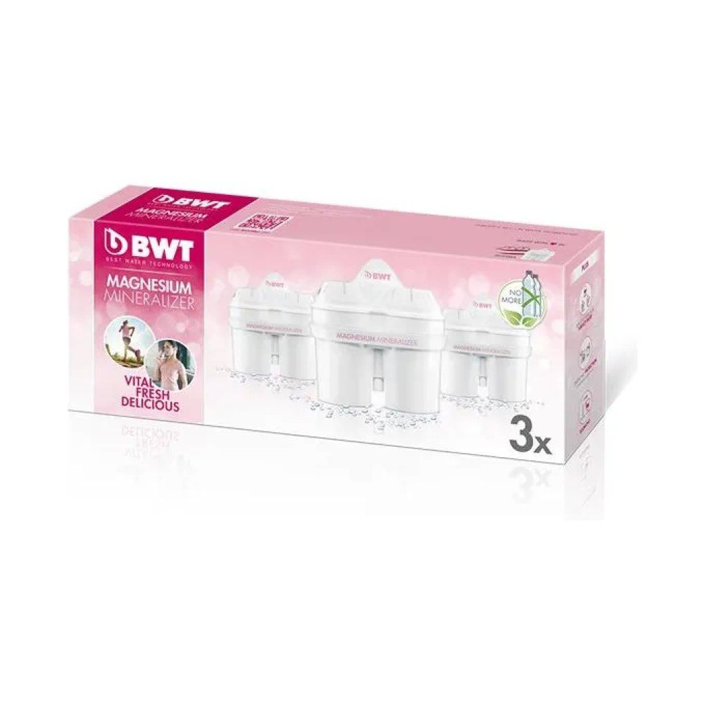 BWT Longlife 814133 – Confezione da 3 cartucce filtranti al magnesio BWT Longlife 814133 – Confezione da 3 cartucce filtranti al magnesio