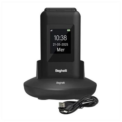 Beghelli SLV41 Telefono per Anziani 4G Nero Beghelli SLV41 Telefono per Anziani 4G Nero