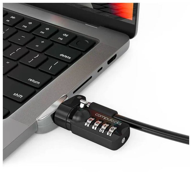 Compulocks Ledge Lock per MacBook Pro 14" M1–M4, argento