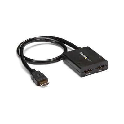 STARTECH.COM StarTech ST122HD4KU Splitter Video HDMI 2 Porte 4K 30Hz con Cavo Integrato Alimentazione USB o STARTECH.COM StarTech ST122HD4KU Splitter Video HDMI 2 Porte 4K 30Hz con Cavo Integrato Alimentazione USB o
