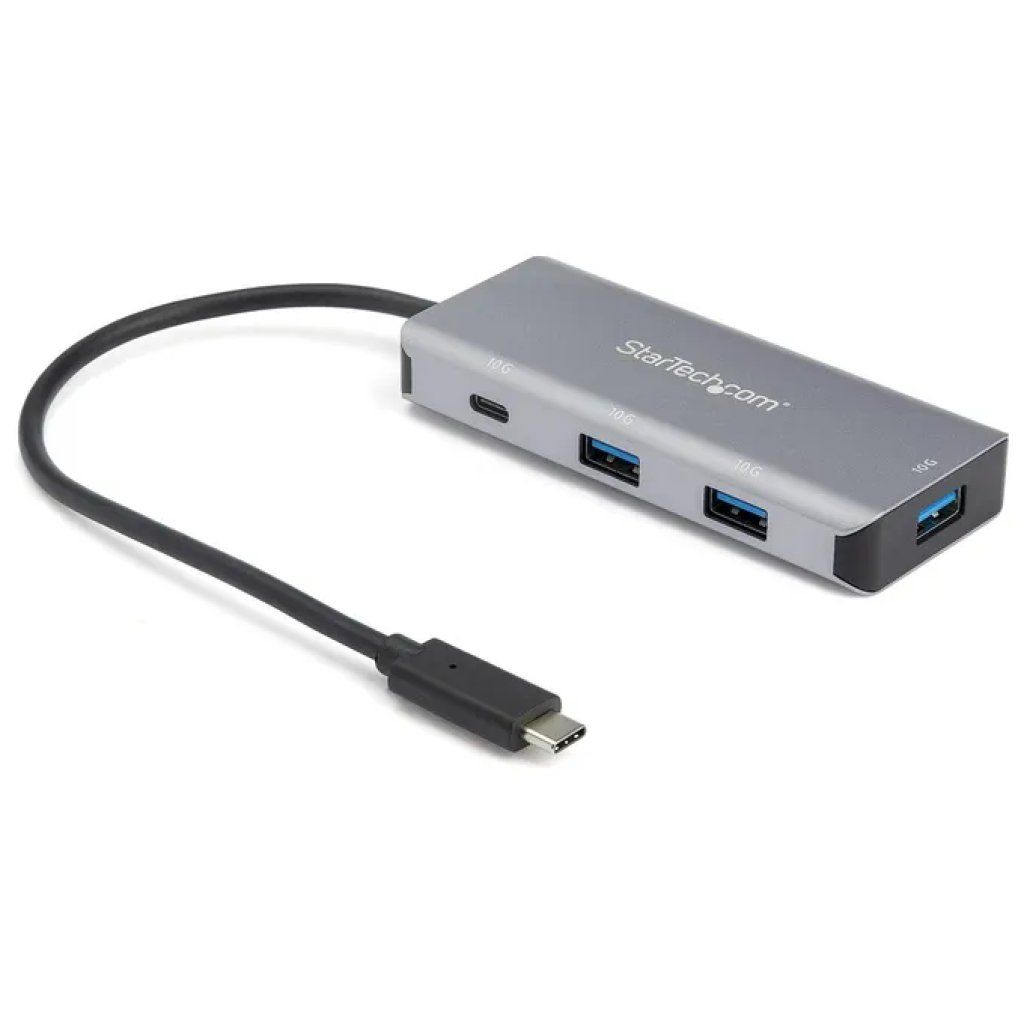 StarTech.com HB31C3A1CB Hub USB C a 4 porte 3x USB A 1x USB C USB 3.2 Gen 2 10 Gbps colore Grigio