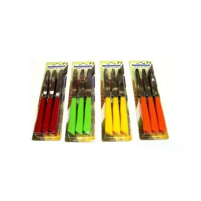 Coltellerie Bonomi 30006 – Set 6 Coltelli da Tavola Colorati