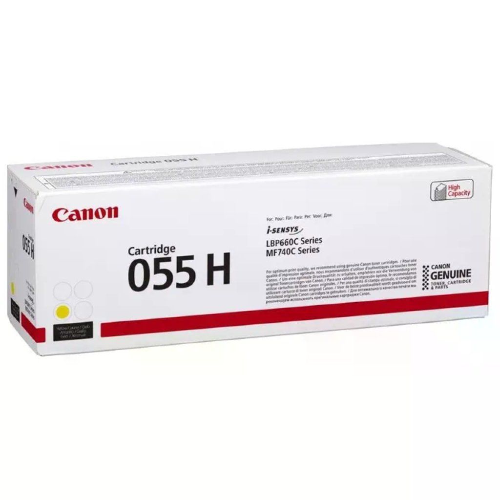 Canon 055H Toner Originale Giallo Alta Capacità