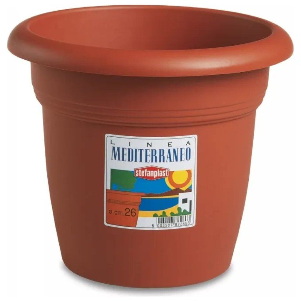 Stefanplast Mediterraneo – Vaso terracotta 18 cm Stefanplast Mediterraneo – Vaso terracotta 18 cm