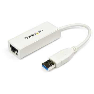 StarTech.com USB31000SW Adattatore USB 3.0 a Ethernet Gigabit RJ45 Bianco StarTech.com USB31000SW Adattatore USB 3.0 a Ethernet Gigabit RJ45 Bianco