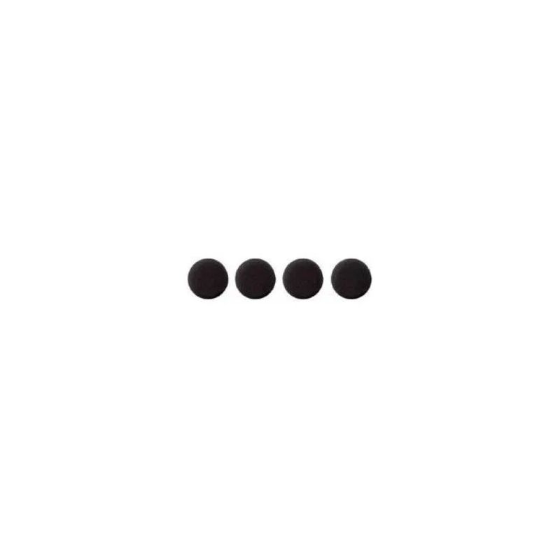 Karma HPA 1315 – Set 4 Spugne di Ricambio per Cuffie, Nero, 5 cm
