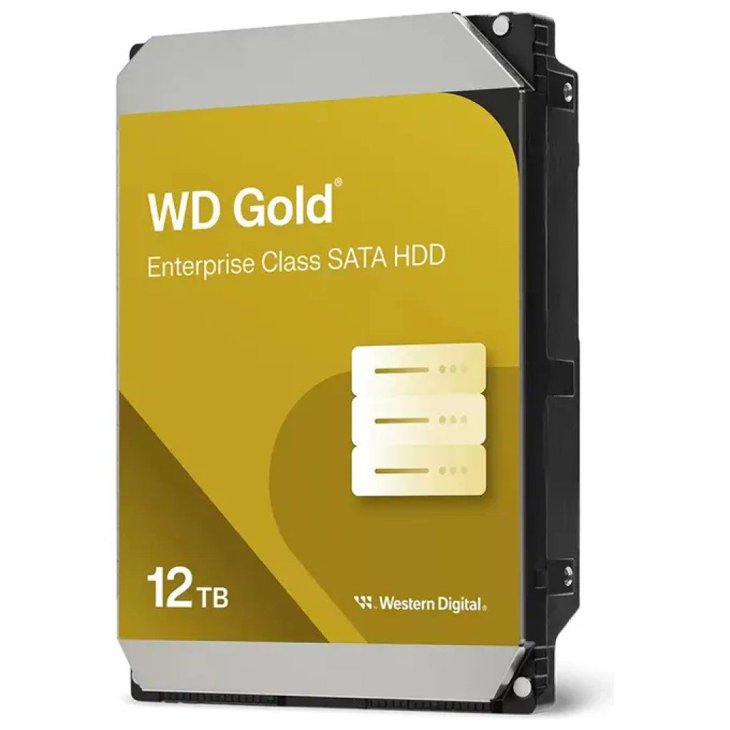 Western Digital Gold WD122KRYZ Hard Disk Interno 12 TB 7200 Giri-min 512 MB 3.5'' Serial ATA III
